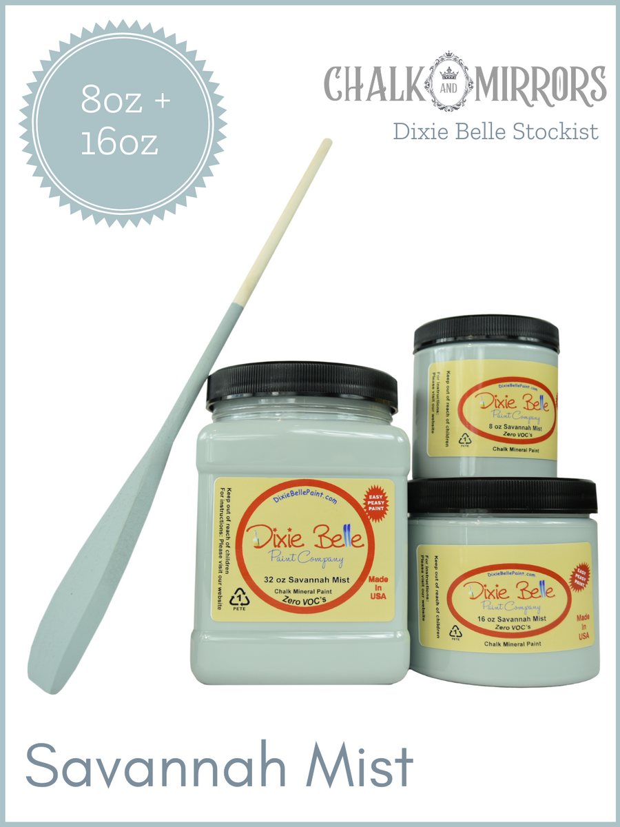 Dixie Belle Chalk Mineral Paint Savannah Mist Chalk and Mirrors