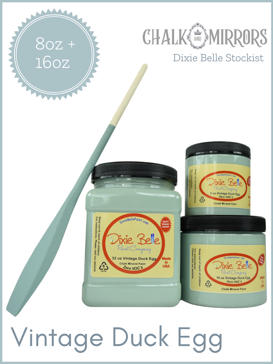 Dixie Belle Chalk Mineral Paint Vintage Duck Egg Chalk and Mirrors