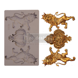 REDESIGN DECOR MOULDS® – ROYAL EMBLEM – 5″ X 8″, 8MM THICKNESS