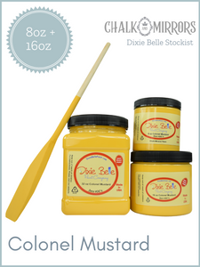 Sale on Dixie Belle Chalk Mineral Paint Colonel Mustard