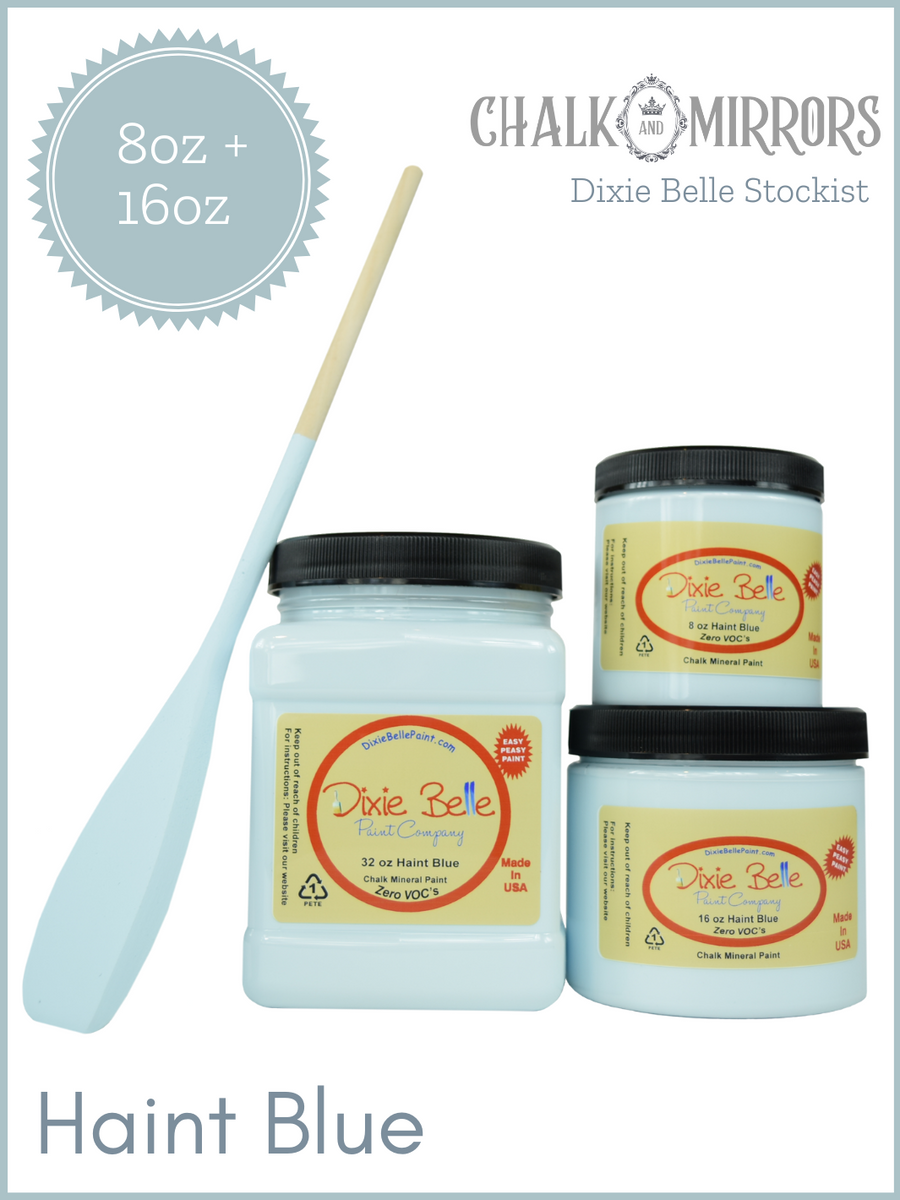 Dixie Belle Chalk Mineral Paint Haint Blue Chalk and Mirrors