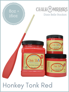 Dixie Belle Chalk Mineral Paint Honkey Tonk Red