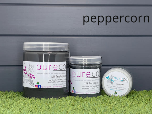 Pureco Silk Finish Paint Peppercorn