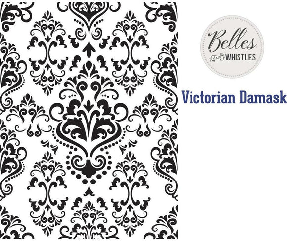 Dixie Belle Victorian Damask - Stencil